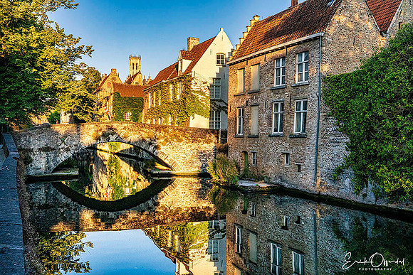 View of St.-Annarei canal, Bruges