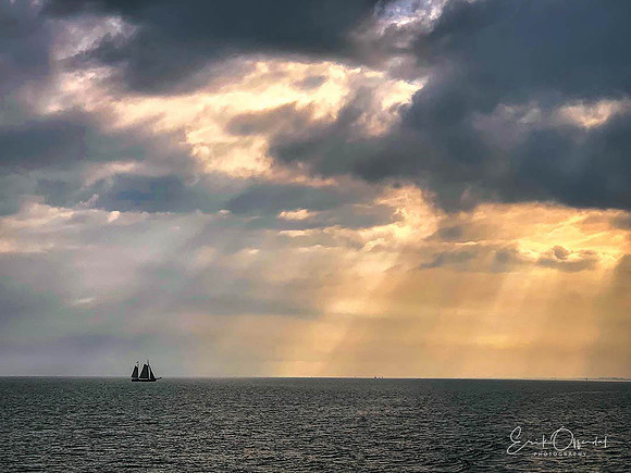 Sunset on the Ijsselmeer