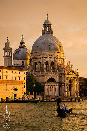 Canal Grande and Basilica of St. Mary of Health, Venice