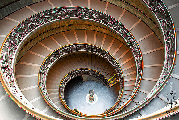 Serial staircase, St. Peter's Visitor Center, Rome