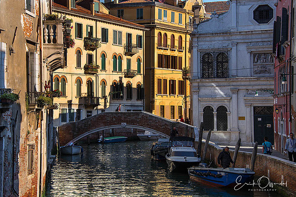 "Street scene", Venice