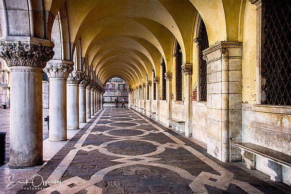 Colonnade, Doges' Palace, Venice
